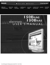 Philips 150B4AS User Manual