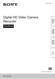 Sony HDR-AS100VR Operating Instructions - Handbook