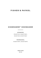 Fisher and Paykel DD24STX6PX1 User Guide DishDrawertm