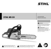 Stihl MS 251 WOOD BOSS Instruction Manual