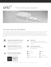 Arlo Home Security System Data Sheet