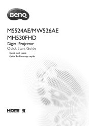 BenQ MH530FHD Quick Start Guide