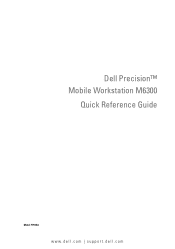 Dell Precision M6300 Quick Reference Guide