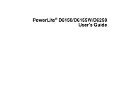 Epson PowerLite D6155W User's Guide
