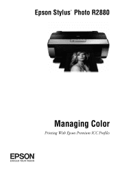 Epson R2880 Managing Color Guide