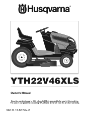 Husqvarna YTH22V46XLS Owners Manual