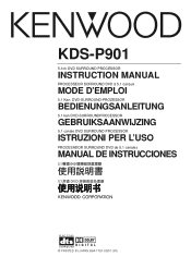 Kenwood KDS-P901 User Manual 1