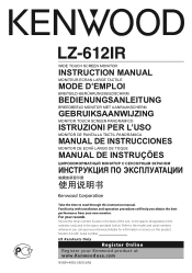 Kenwood LZ-612IR Instruction Manual