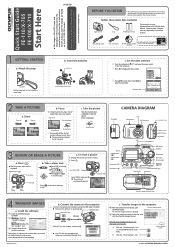 Olympus FE110 FE-110 Quick Start Guide (English)