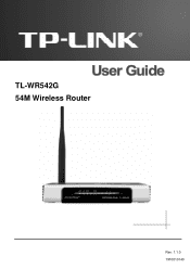 TP-Link TL-WR542G User Guide