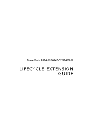 Acer TravelMate P6 Lifecycle Extension Guide