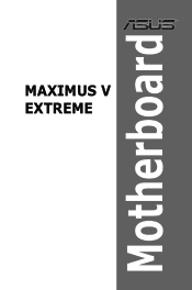 Asus MAXIMUS V EXTREME MAXIMUS V EXTREME User's Manual