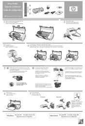 HP Deskjet D1400 Setup Guide