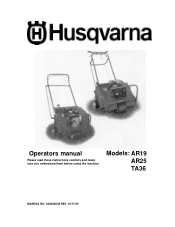 Husqvarna TA36 Owners Manual