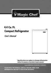 Magic Chef MCBR440B2 User Manual