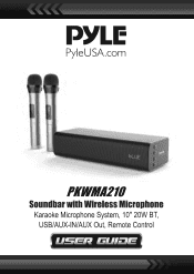 Pyle PKWMA210 Instruction Manual