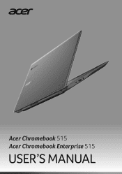 Acer Chromebooks - Chromebook 515 User Manual