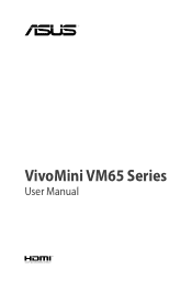 Asus VivoMini VM65N VM65 Series Users manual English
