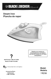Black & Decker F210 User Manual