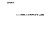 Epson ET-2800 Users Guide