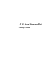 HP Mini CQ10-800 HP Mini and Compaq Mini Getting Started - Windows 7
