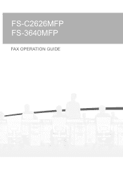 Kyocera FS-C2626MFP FS-C2626MFP/C3640MFP Fax Operation Guide