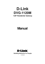 D-Link DVG-1120M Product Manual