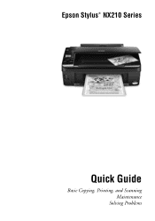 Epson NX215 Quick Guide