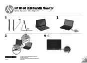 HP U160 Setup Poster