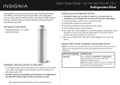 Insignia NS-WC16BK6 Quick Setup Guide