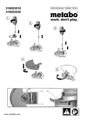 Metabo W 24-230 MVT Operating Instructions
