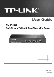 TP-Link TL-ER6020 TL-ER6020 v1 User Guide