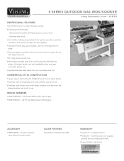 Viking VGWTO5241 Two-Page Specifications Sheet