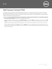 Dell Canvas 27 Canvas Connect FAQ
