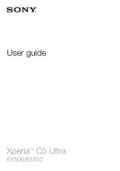 Sony Xperia C5 Ultra Help Guide