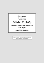 Yamaha YM-460F Owner's Manual