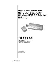 Netgear WG111U WG111U User Manual