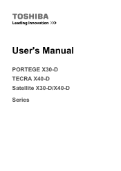 Toshiba Tecra PT474C User Guide