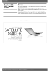 Toshiba Satellite S50 PSPQLA-005002 Detailed Specs for Satellite S50 PSPQLA-005002 AU/NZ; English