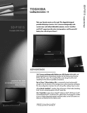 Toshiba SD-P101S Printable Spec Sheet