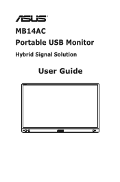 Asus ZenScreen MB14AC MB14AC Series User Guide