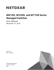 Netgear XCM89UP User Manual Software Version 11.x