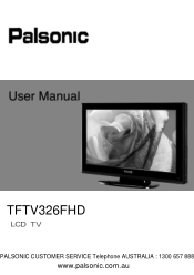 Palsonic TFTV326FHD Owners Manual