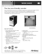 Antec NSK 3480 Product Flyer