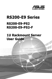 Asus RS200-E9-PS2 RS200-E9 series User Guide