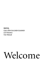 BenQ G2411HD User Manual