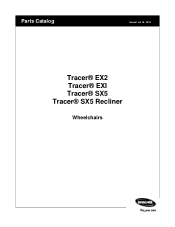 Invacare TRSX5RC8P Parts Catalog