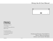 Viking VEWD173TSS Use and Care Manual