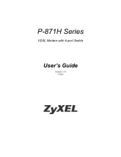 ZyXEL P-871H User Guide