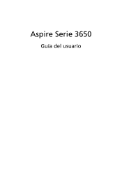 Acer Aspire 3650 Aspire 3650 User's Guide ES